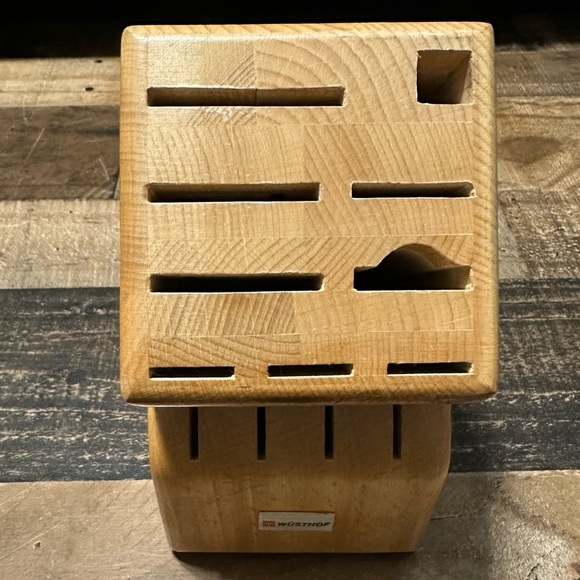 Wusthof 13-Slot Beechwood Knife Block - Picture 1 of 6